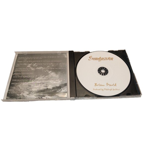 BRAIN DAVID SUNGAZER 18 TRK CD CLASSICAL GUITAR WORKS DEVOTIONAL IMPROVISATIONS - Picture 3 of 3